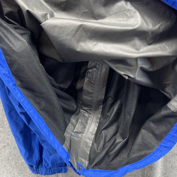 Cabelas Jacket Mens 3XL Tall Blue Gore-Tex Pacific Shell Hooded Rain Jacket Coat - Picture 9 of 11